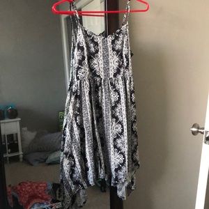 Black and white dress